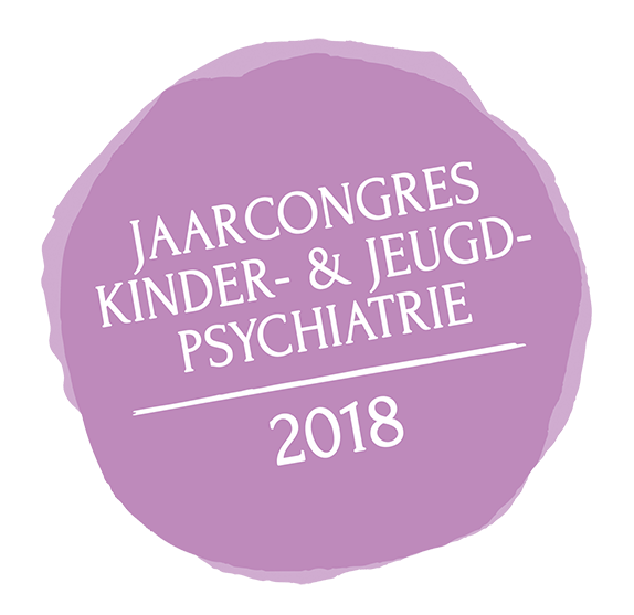 Jaarcongres 2018 Kenniscentrum Kinder En Jeugdpsychiatrie Kjp Paars Rond Logo